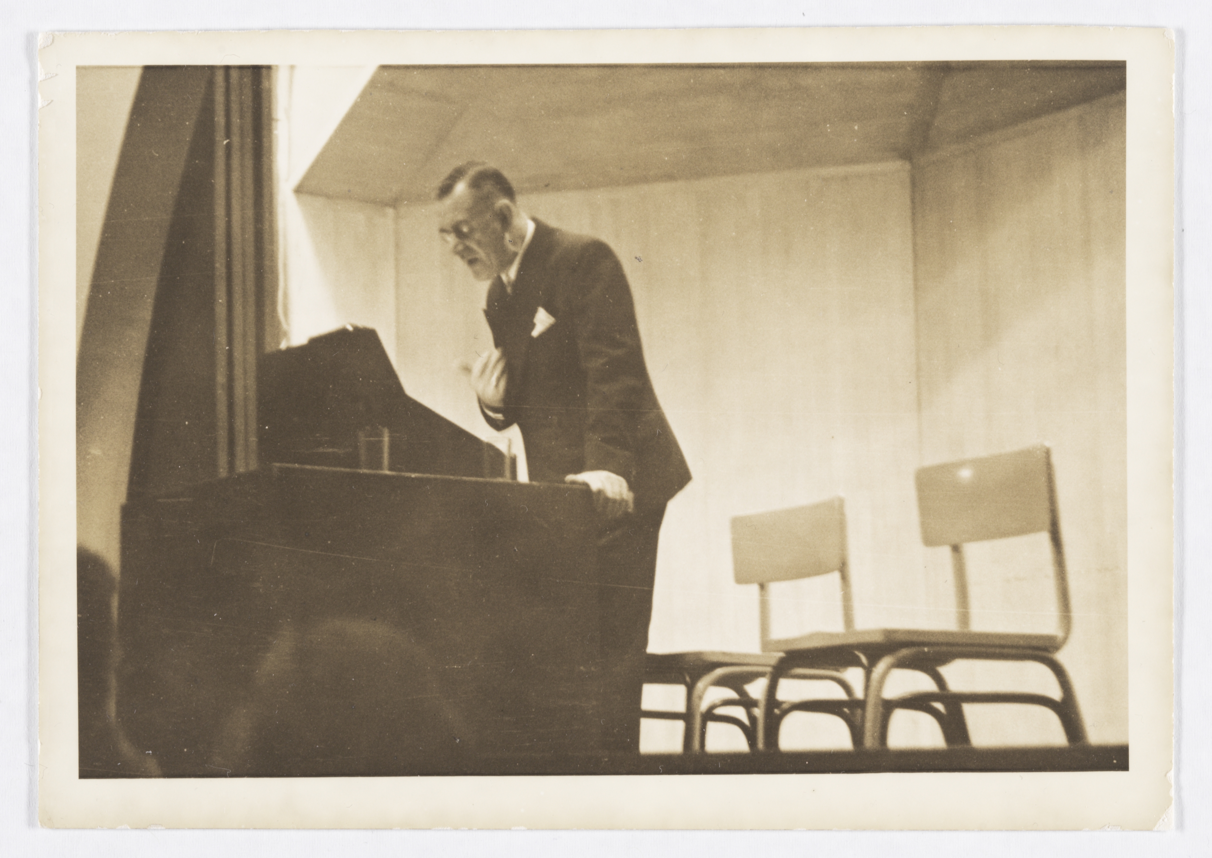 Vortrag New York, 1937 | Foto: unbekannt. Thomas-Mann-Archiv der ETH Zürich